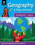 Rand McNally Geography & Maps Activities, Intermediate Ages 9+ - Paperback