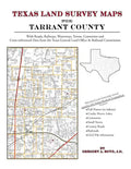 Texas Land Survey Maps for Tarrant County - Paperback