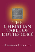 The Christian Table of Duties - Paperback