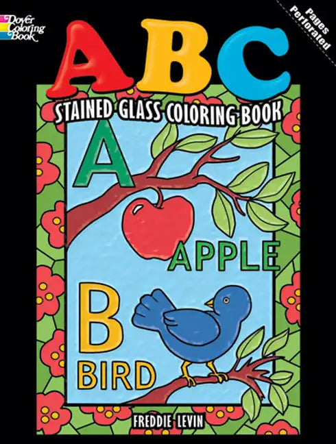 ABC Stained Glass Coloring Book - Paperback