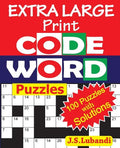 EXTRA LARGE Print CODEWORD Puzzles - Paperback