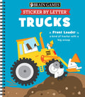 Brain Games - Sticker by Letter: Trucks - Spiral