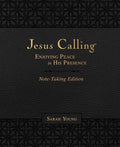 Jesus Calling Note-Taking Edition, Leathersoft, Black, with Full Scriptures: Enjoying Peace in His Presence (a 365-Day Devotional and Prayer Journal) - Imitation Leather