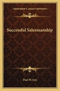 Successful Salesmanship - Paperback