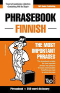 English-Finnish phrasebook and 250-word mini dictionary - Paperback