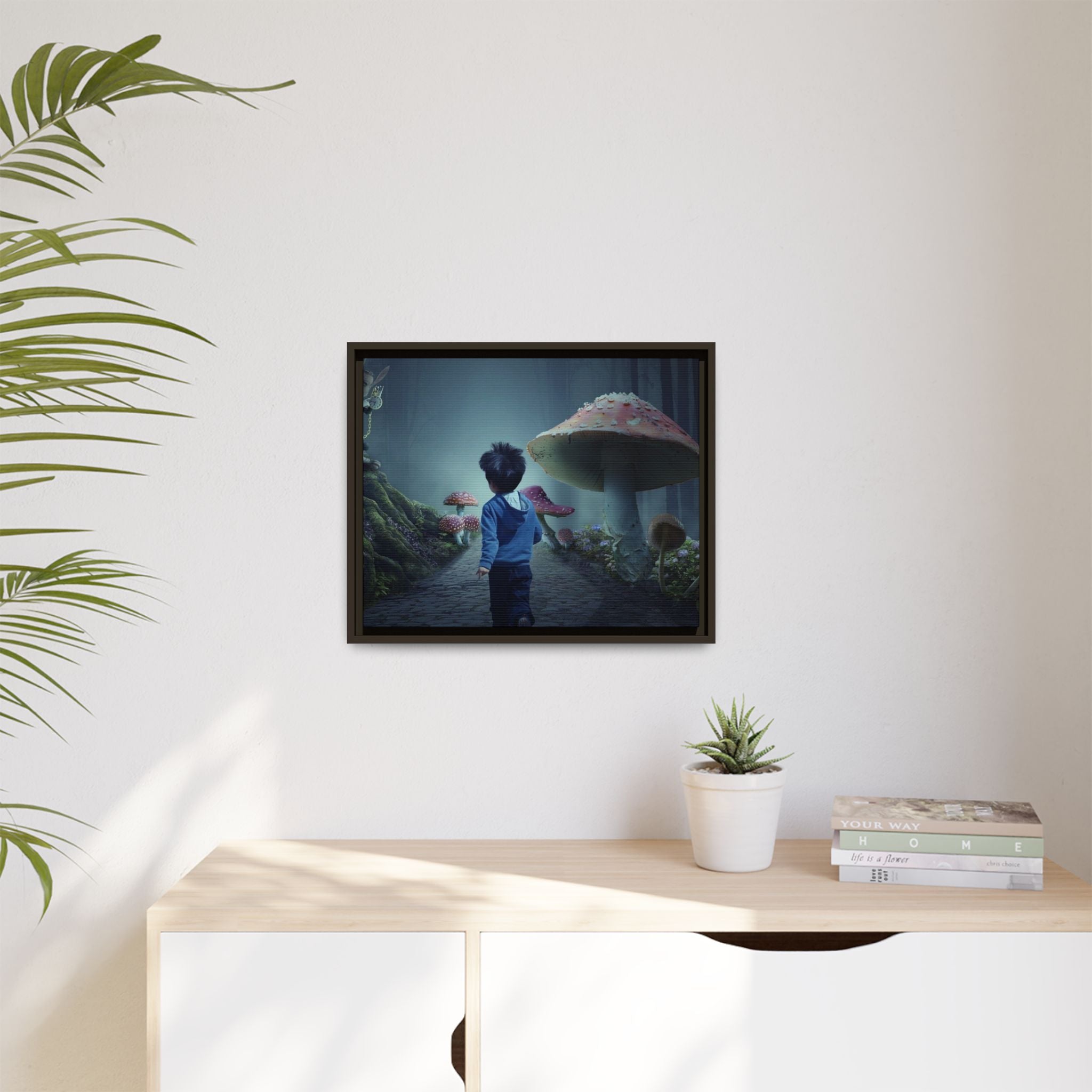 Matte Canvas, Framed (Multi-color)