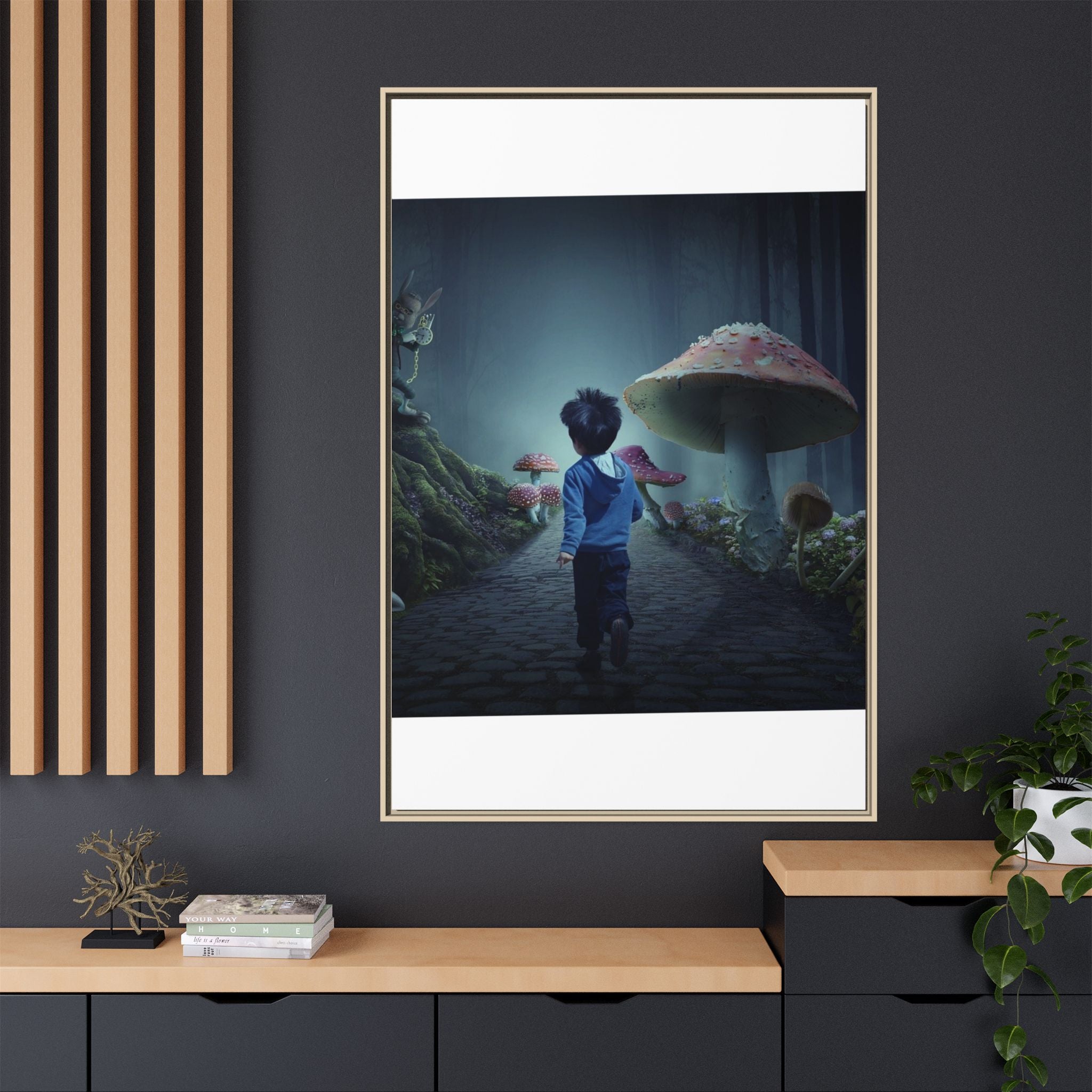 Matte Canvas, Framed (Multi-color)