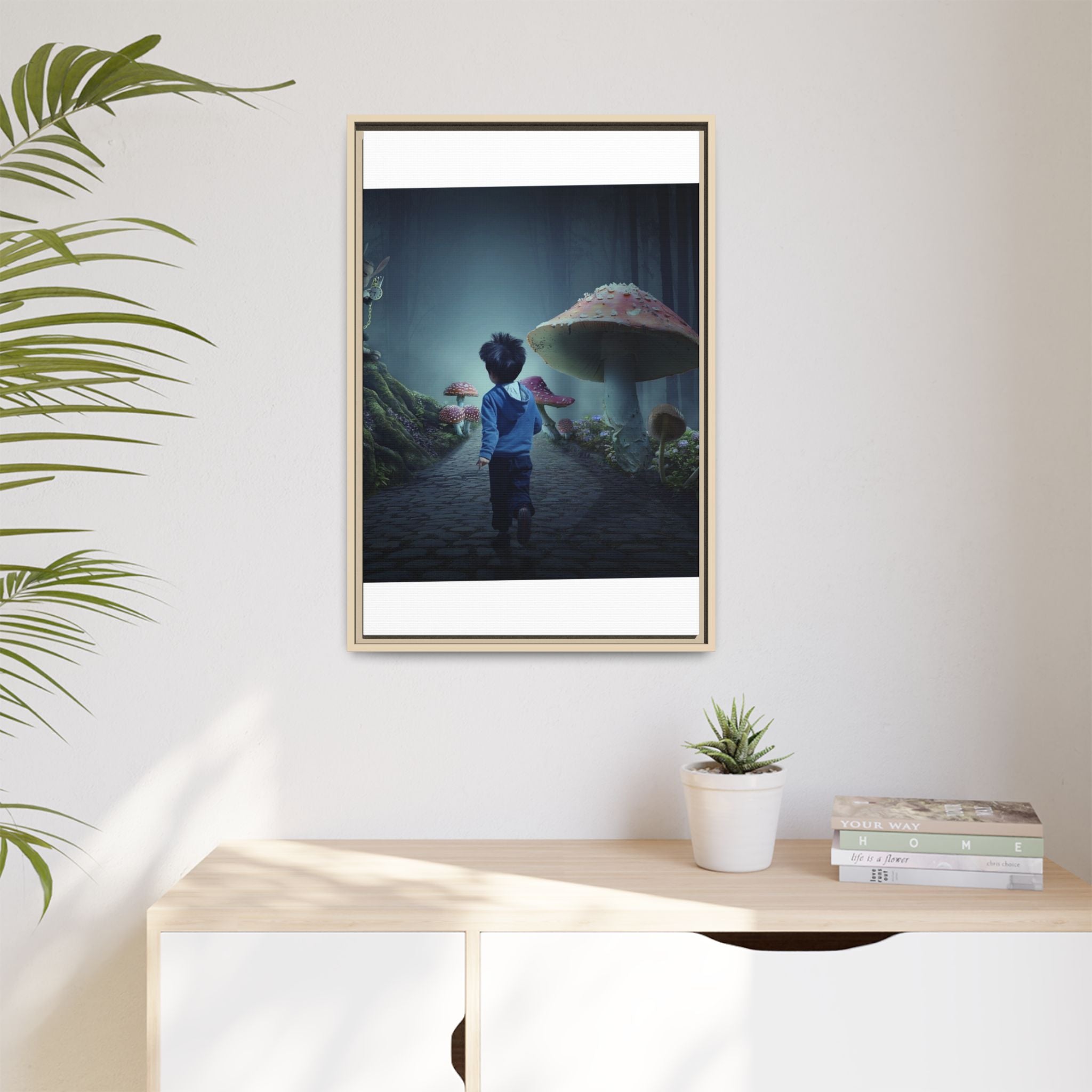 Matte Canvas, Framed (Multi-color)