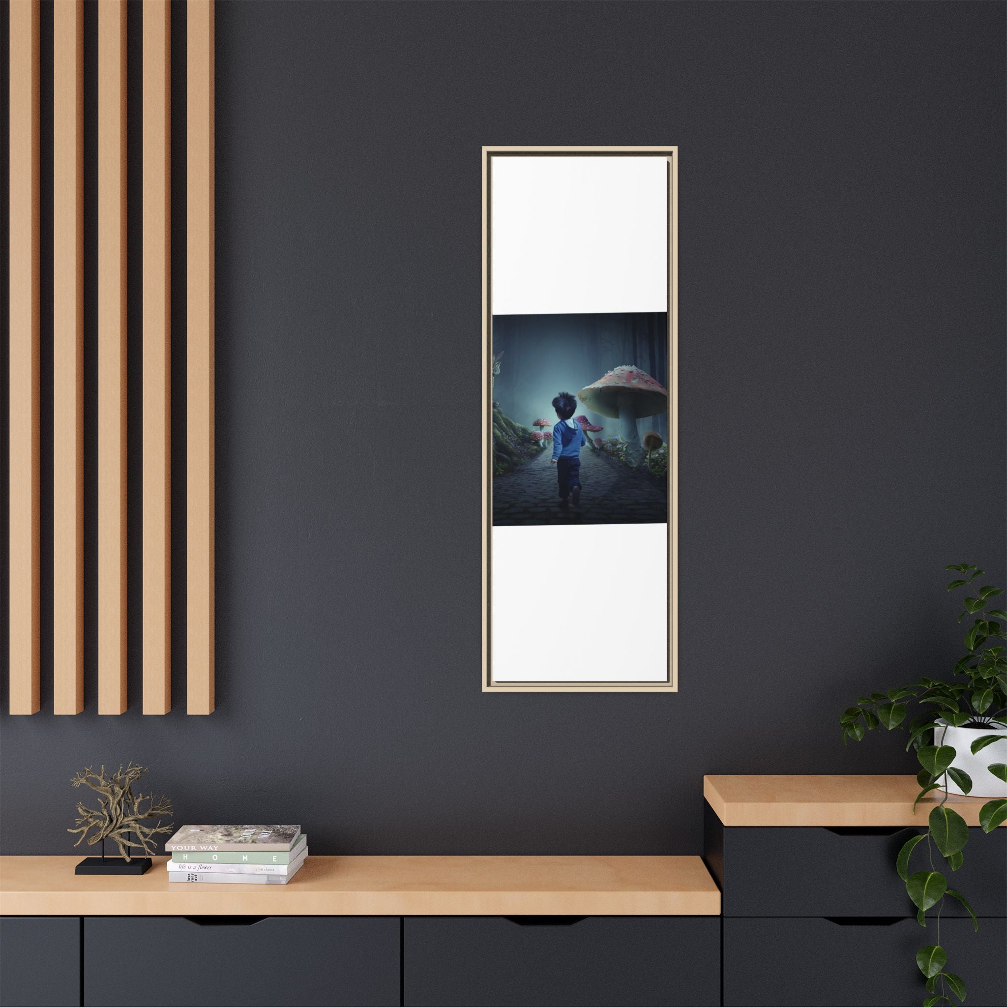 Matte Canvas, Framed (Multi-color)