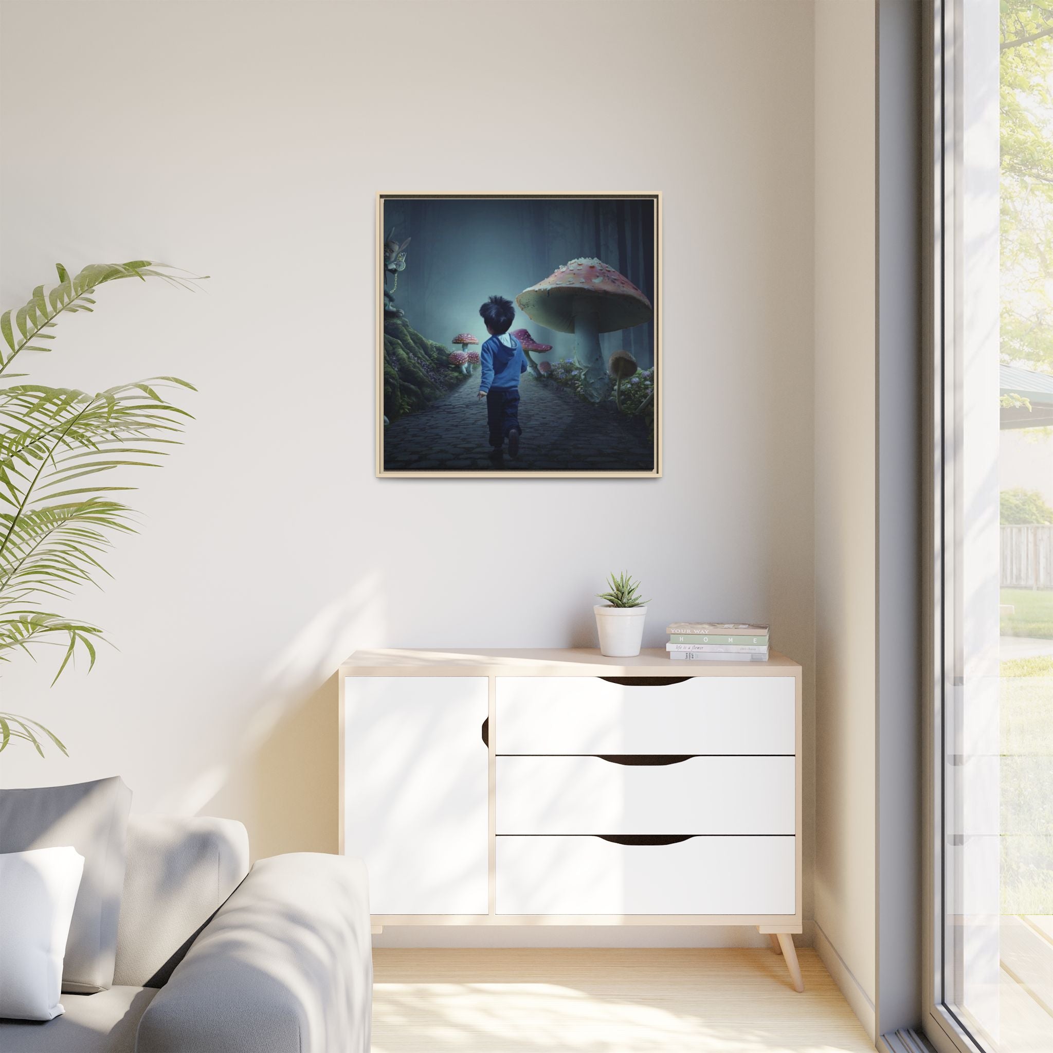 Matte Canvas, Framed (Multi-color)