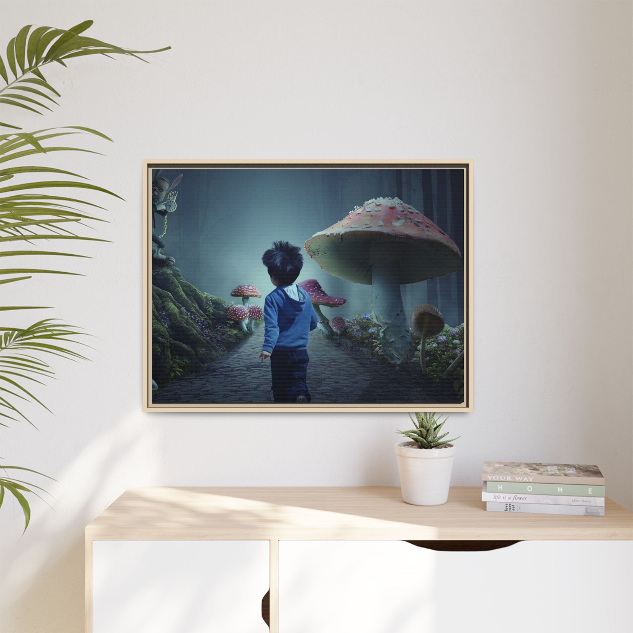 Matte Canvas, Framed (Multi-color)