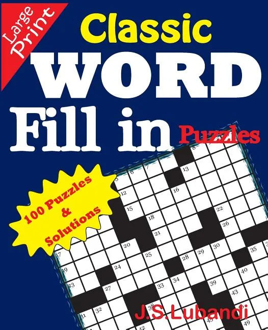 Classic WORD Fill in puzzles - Paperback