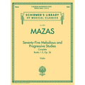 75 Melodious and Progressive Studies Complete, Op. 36: Schirmer Library of Classics Volume 2092 - Paperback
