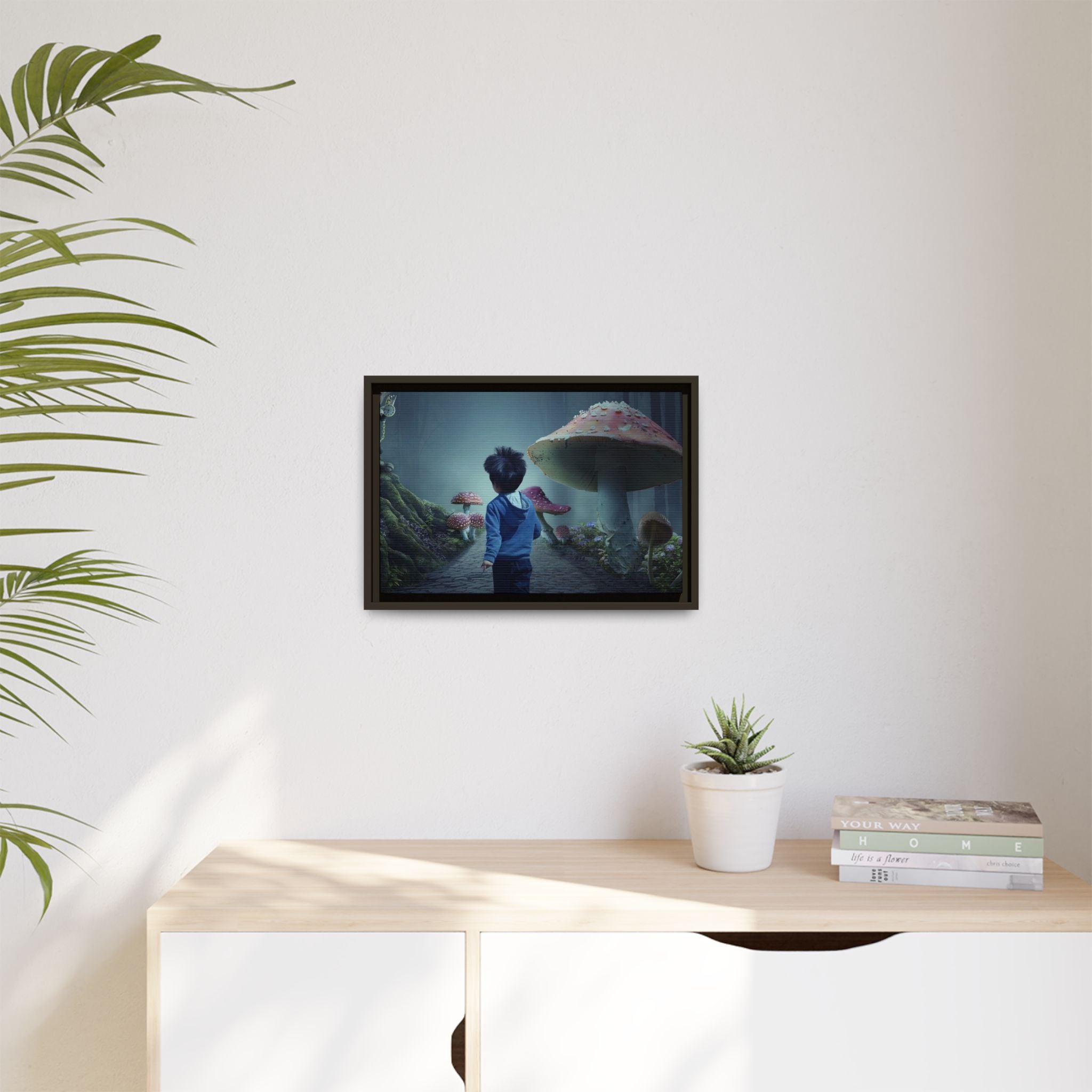 Matte Canvas, Framed (Multi-color)