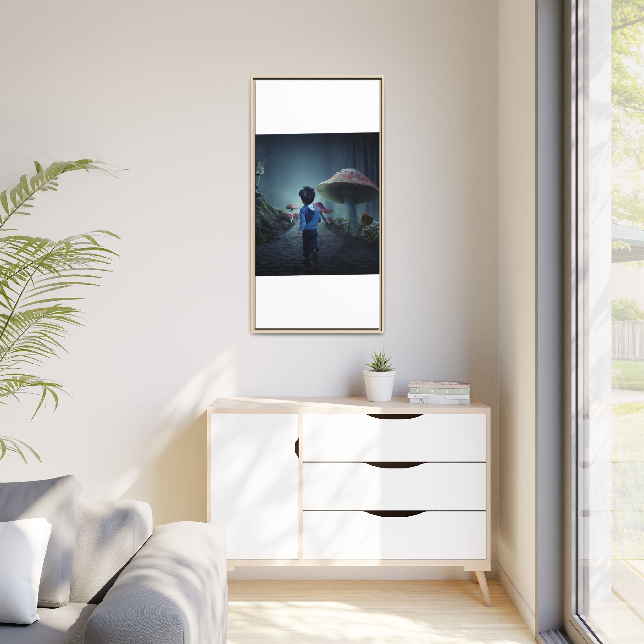 Matte Canvas, Framed (Multi-color)