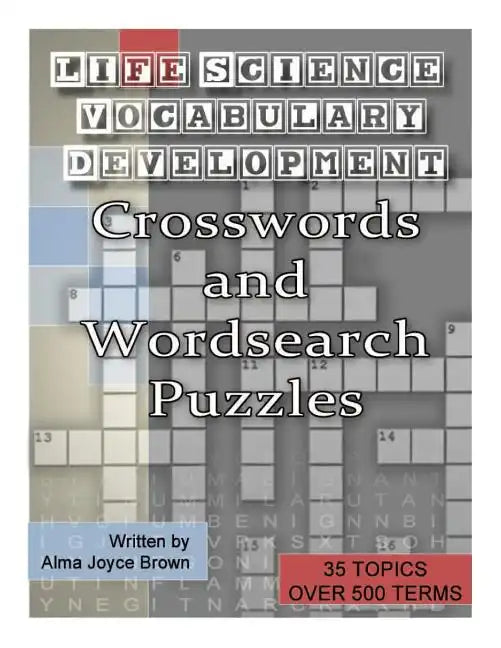 Life Science Vocabulary Development Crosswords and Wordsearch puzzles - Paperback
