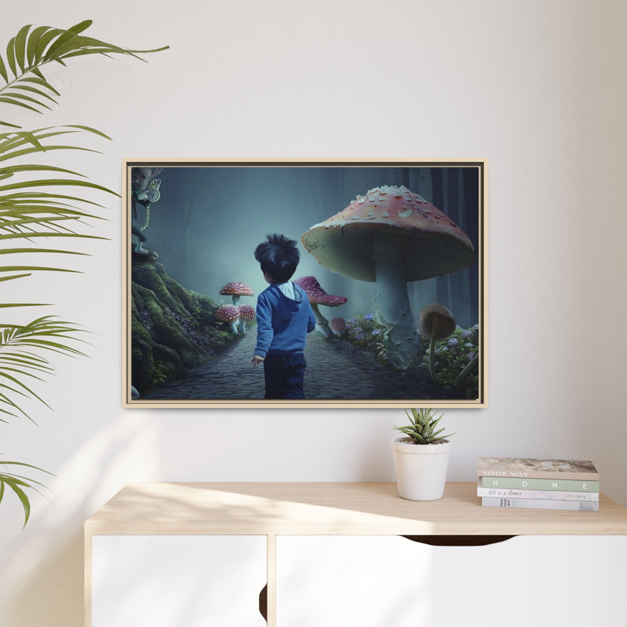 Matte Canvas, Framed (Multi-color)