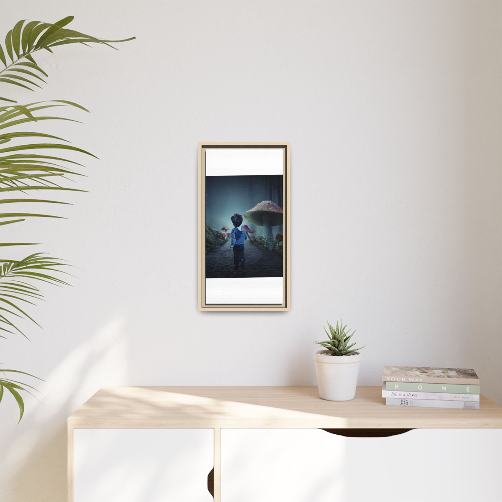 Matte Canvas, Framed (Multi-color)