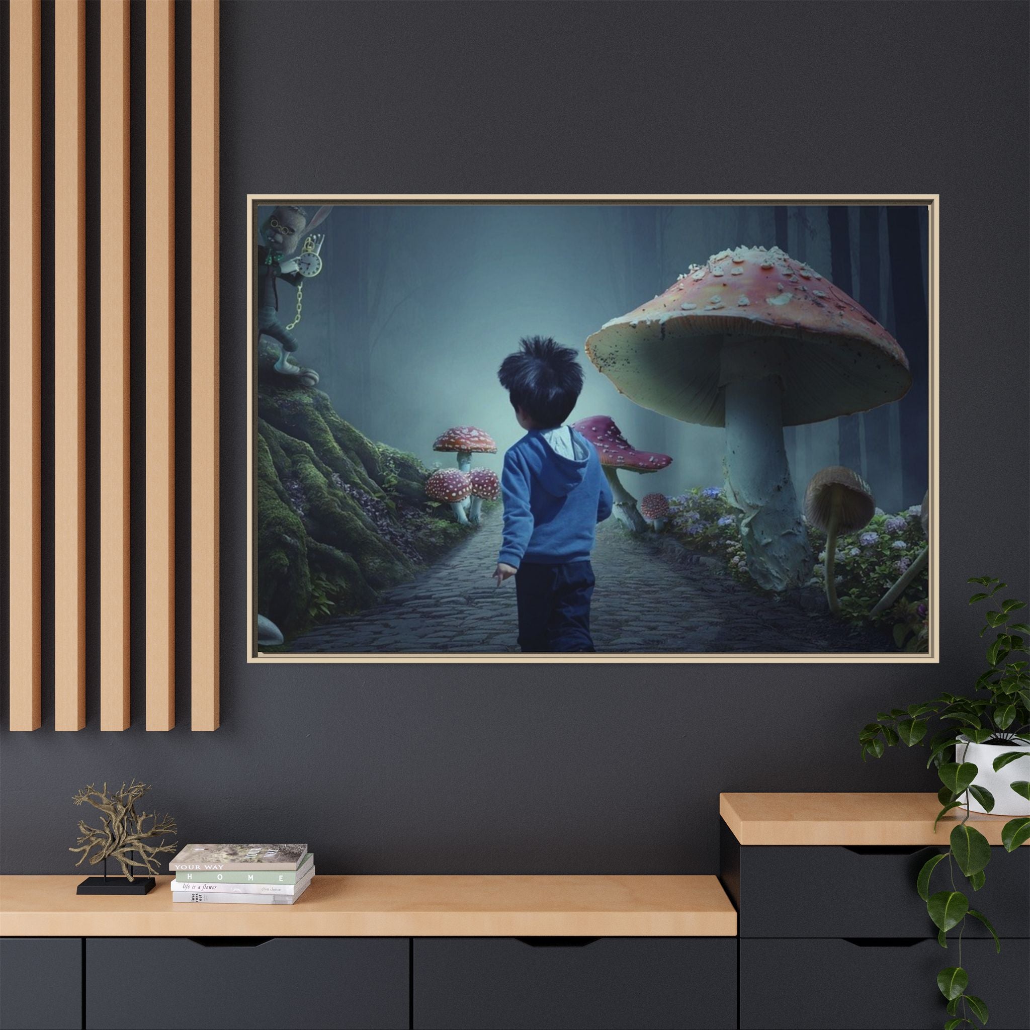 Matte Canvas, Framed (Multi-color)