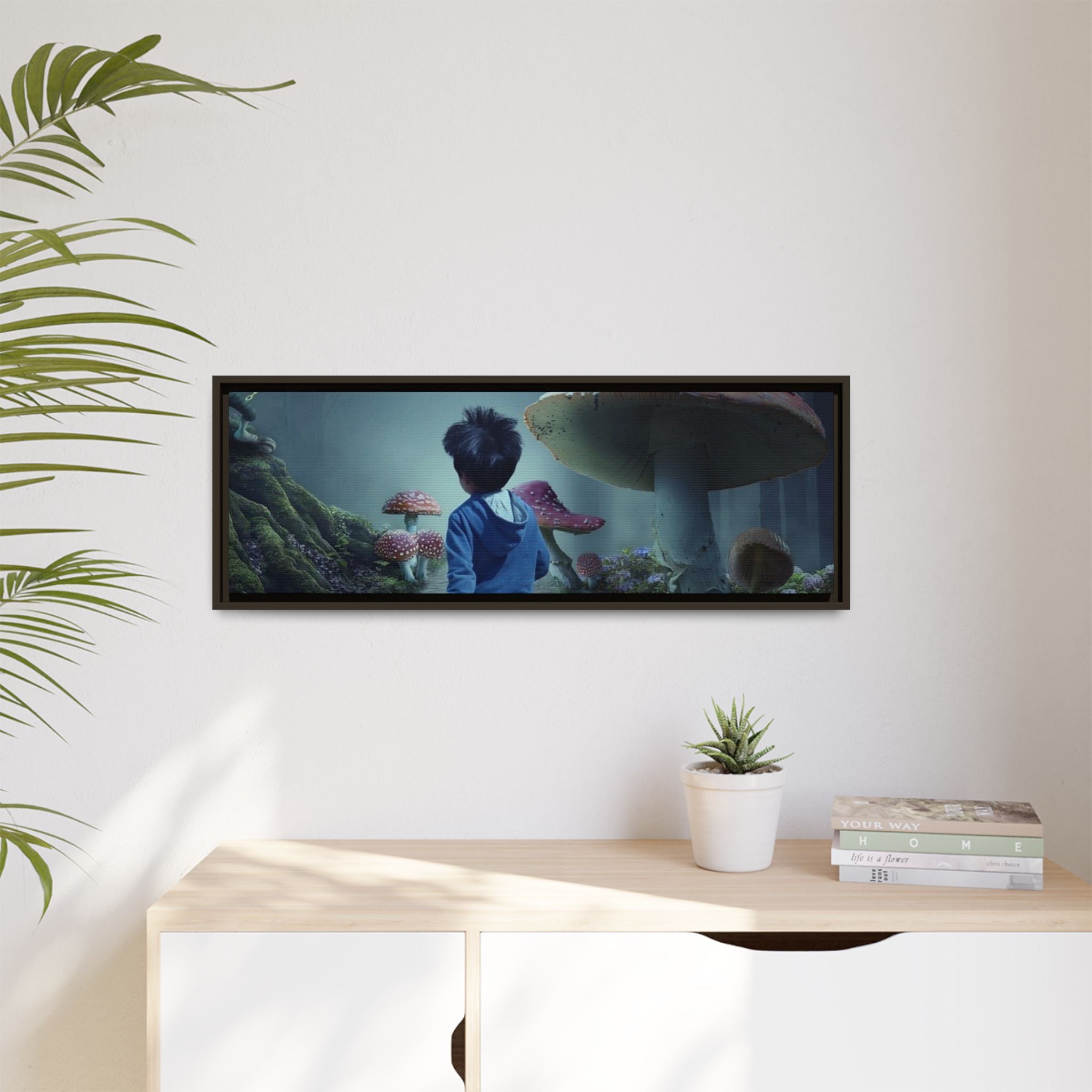 Matte Canvas, Framed (Multi-color)