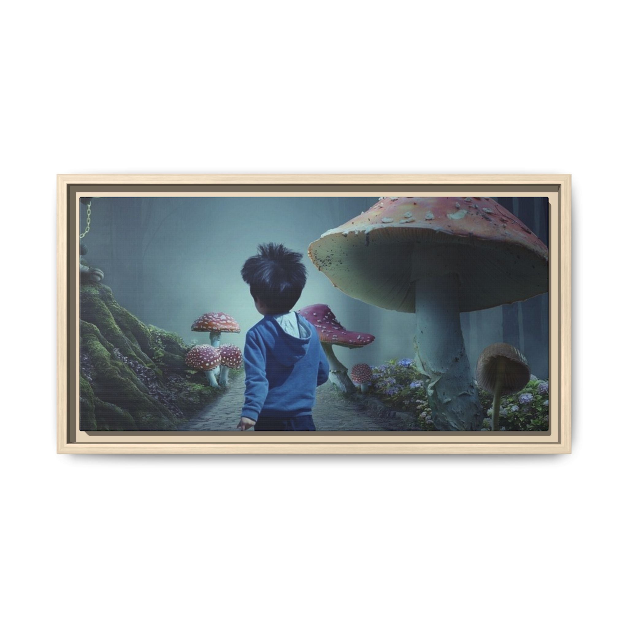 Matte Canvas, Framed (Multi-color)