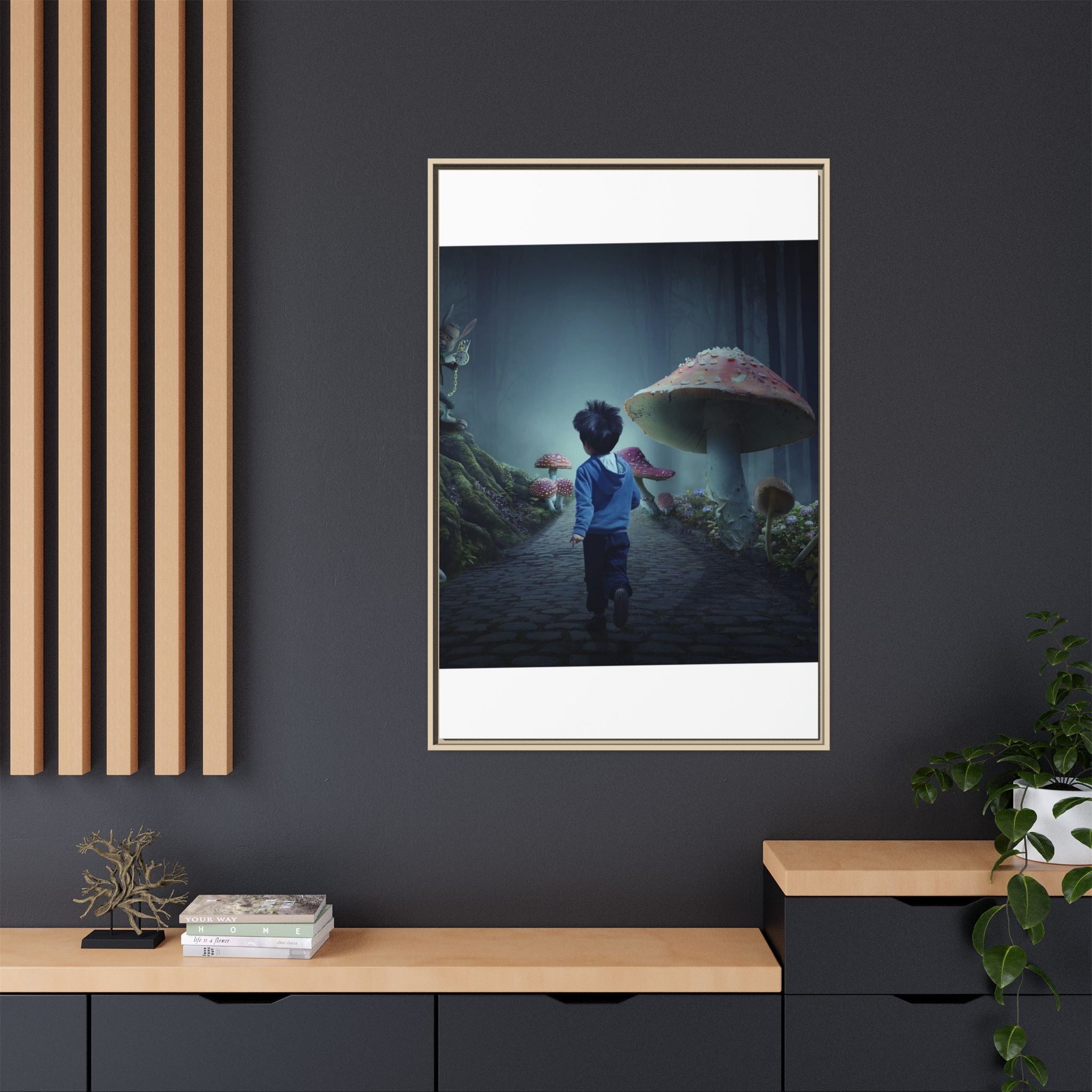 Matte Canvas, Framed (Multi-color)