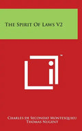 The Spirit Of Laws V2 - Hardcover
