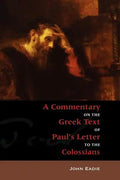 Commentary on Colossians - Paperback