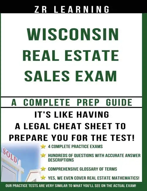 Wisconsin Real Estate Sales Exam: A Complete Prep Guide - Paperback