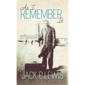 As I Remember It - Hardcover
