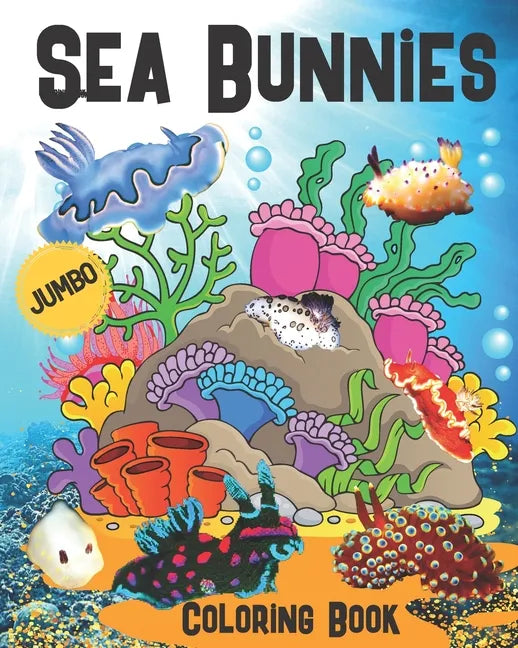 Sea Bunnies: Jumbo Coloring Book - Paperback