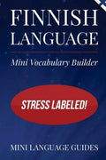 Finnish Language Mini Vocabulary Builder: Stress Labeled! - Paperback