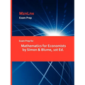 Exam Prep for Mathematics for Economists by Simon & Blume, 1st Ed. - Paperback