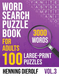 Word Search Book for Adults: 100 Large-Print English Puzzles - Paperback