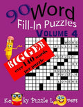 Word Fill-in Puzzles, Over 140 Words Per Puzzles - Paperback