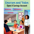Emerson and Valen Open A Savings Account - Paperback