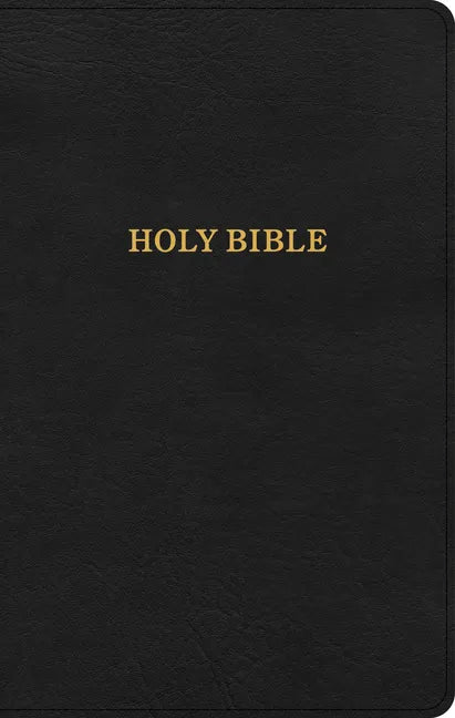 KJV Thinline Reference Bible, Black Leathertouch - Imitation Leather