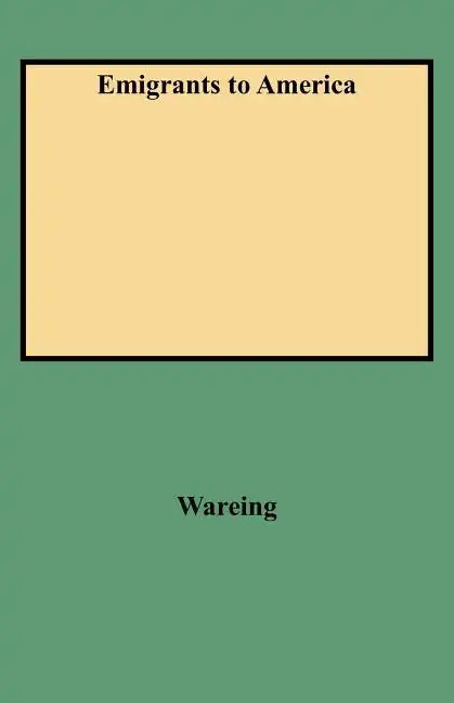 Emigrants to America - Paperback