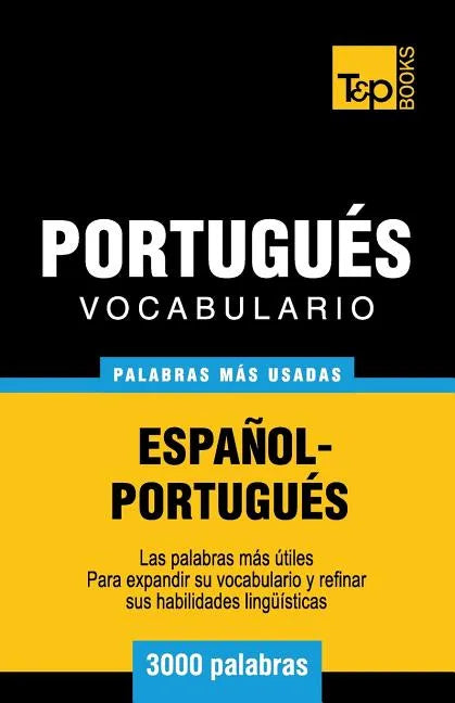 Vocabulario español-portugués - 3000 palabras más usadas - Paperback