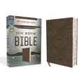 Niv, Boys' Bible, Leathersoft, Brown Camo, Thumb Indexed Tabs, Comfort Print - Imitation Leather