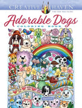 Creative Haven Adorable Dogs Coloring Book - Paperback