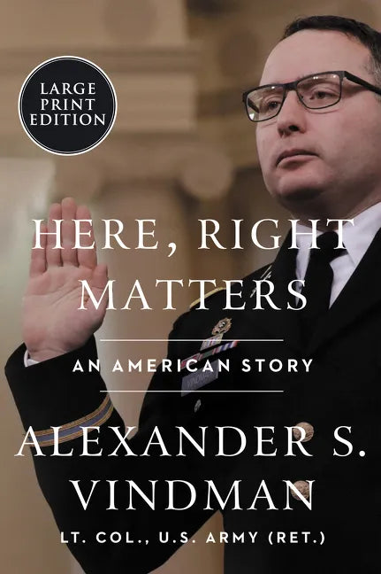 Here, Right Matters: An American Story - Paperback