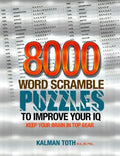 8000 Word Scramble Puzzles to Improve Your IQ - Paperback