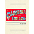 Vintage Lined Notebook Greetings from Catalina Island - Paperback