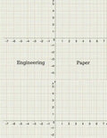 Engineering Paper: Quad Rule graph paper,8.5 x 11 (5x5 graph paper) 100 pages - Paperback