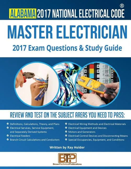 Alabama 2017 Master Electrician Study Guide - Paperback