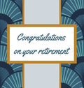 Retirement Guest Book with lined pages (hardback) - Hardcover