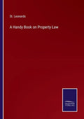 A Handy Book on Property Law - Paperback