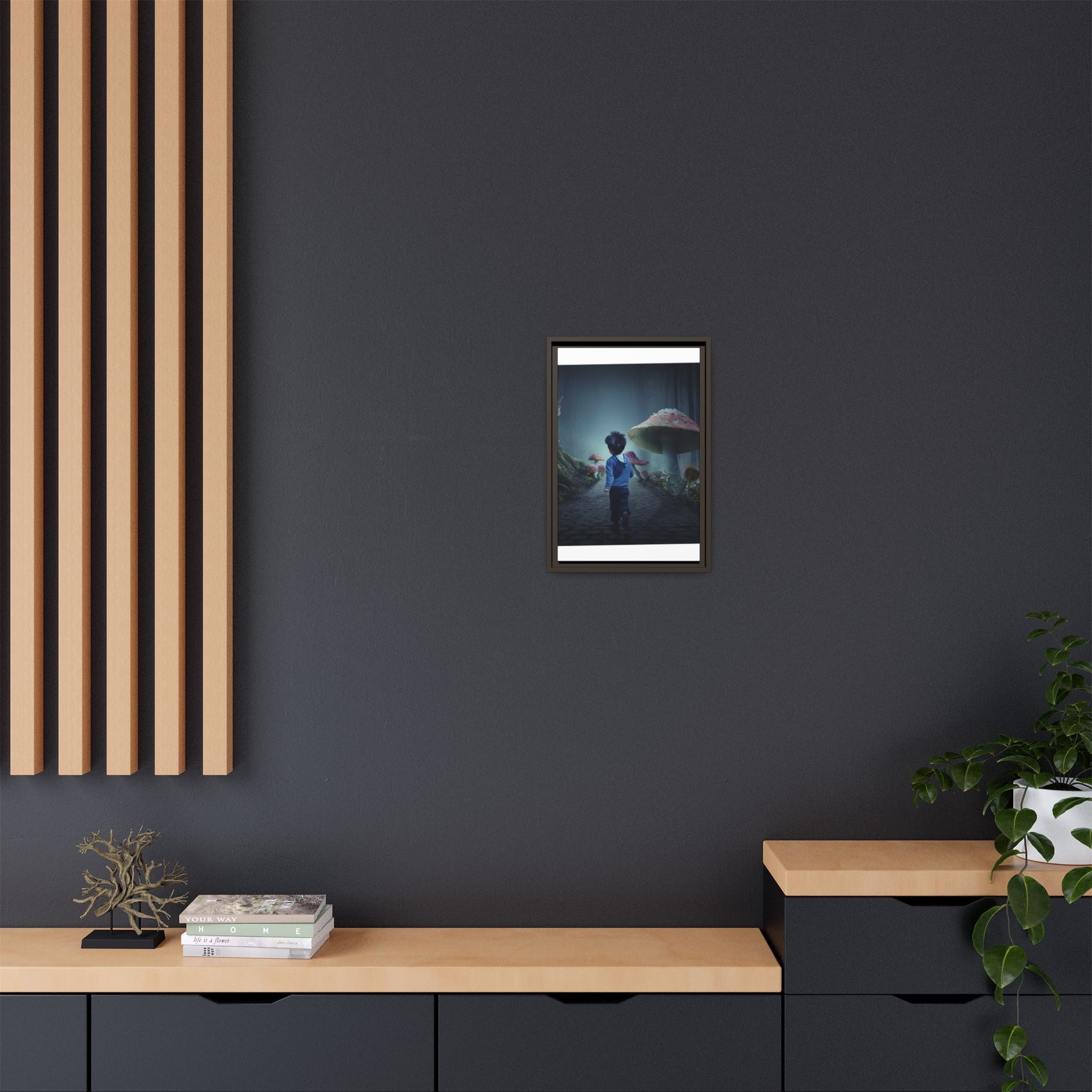 Matte Canvas, Framed (Multi-color)