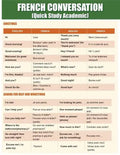 French Conversation: Quick Study Academic - Paperback